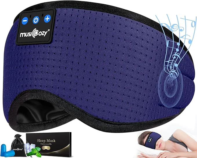 Easy-to-Use MUSICOZY Sleep Headphones Bluetooth 5.4 Headband Breathable Sleeping Headphones First-Class