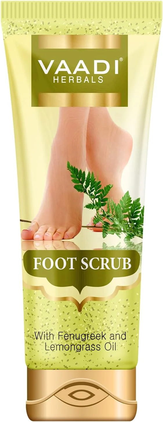 Clean Vaadi Herbals Foot Scrub Foot Scrub Exfoliator Foot Scrub Cream Natural Green