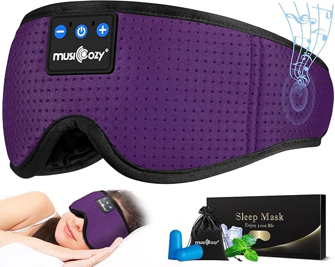 High-Quality MUSICOZY Sleep Headphones Masks Sleeping Masks Headphones Wireless Music Mask Modern