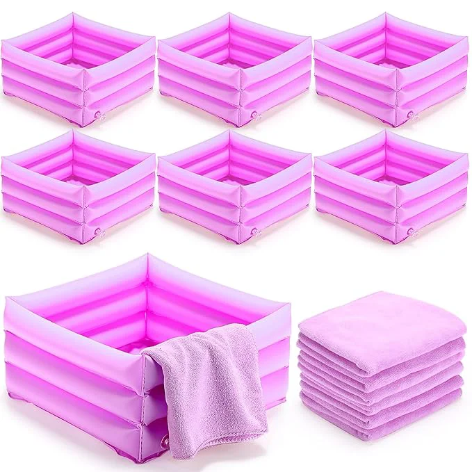 Artisan FillTouch 12 Pcs Foot Spa Kit for Girls Kids 12.5”x12.5”x8.3” Foot Care Bath First-Class