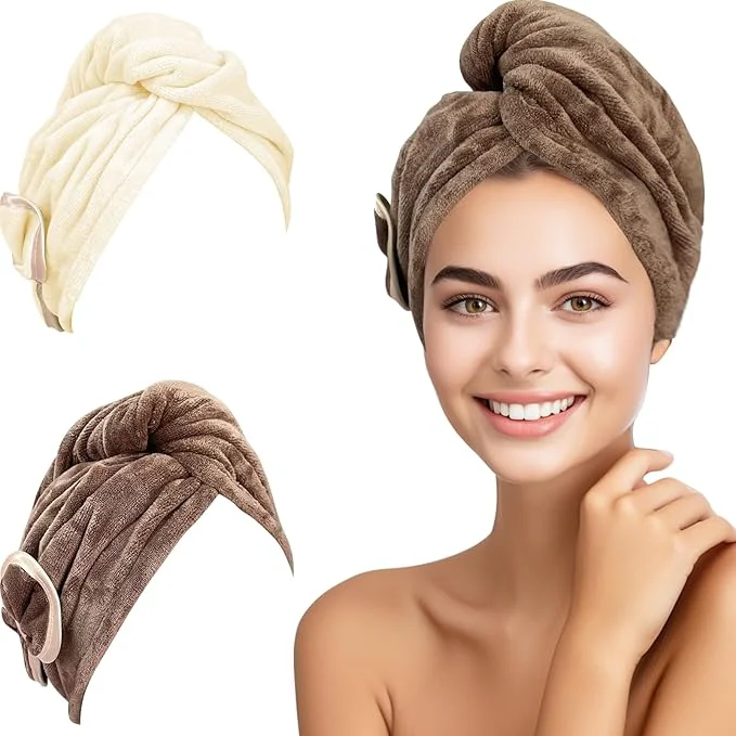 Prestigious Jseng Microfiber Hair Towel Wrap Comfortable