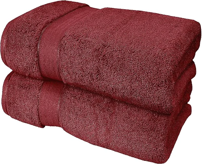 Fashionable GLAMBURG 700 GSM Premium Oversized Extra Large Cotton Bath Sheet 35×70- Detailed