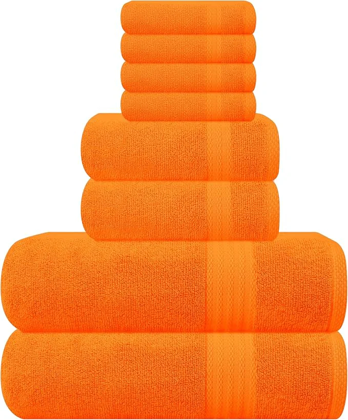 Optimized GLAMBURG Ultra Soft 8-Piece Towel Set Proven