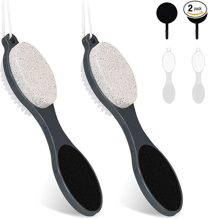 Authentic Foot File Callus Remover-2 Pcs 4 in 1 Foot Scrubber Dead Skin Remover Breathable