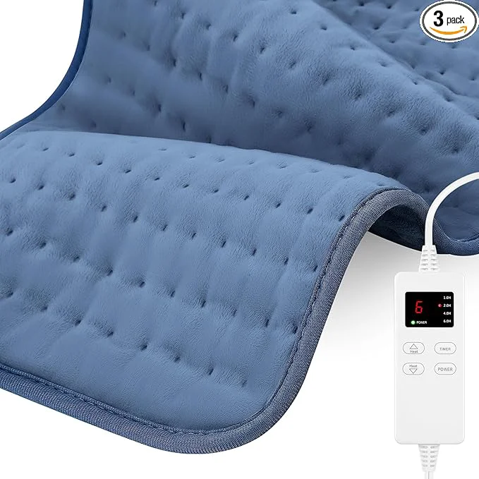 Relaxed Heating Pad for Back Neck Leg Shoulder Pain Relief Auto Shut Off Moist Heating Breathable