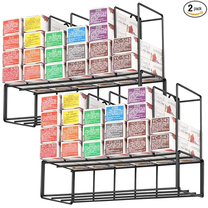 High-End Meudid Hair Color Organizer for Salon Storage Rack Powerful
