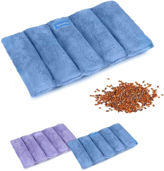 Original SuzziPad Microwave Heating Pad 6.5×12 Reusable Moist Heated Pads Minimalist