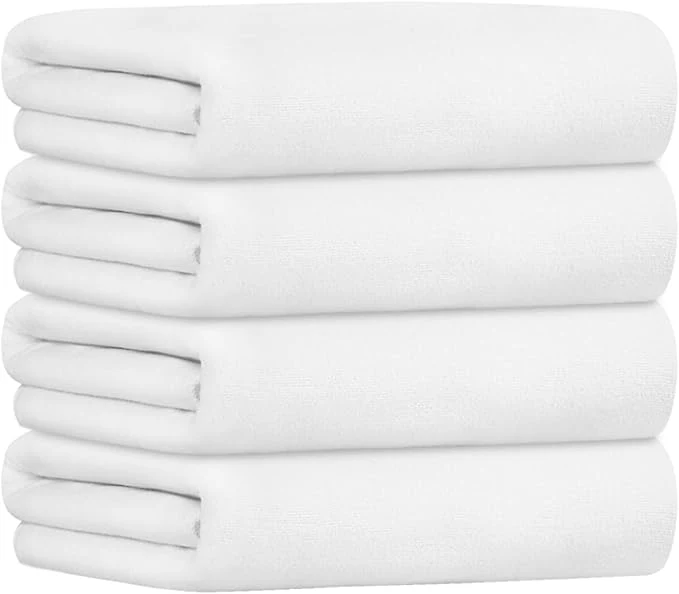 Natural JML Bath Towel Microfiber Bathroom Towels Set 4 Pack Easy-to-Use