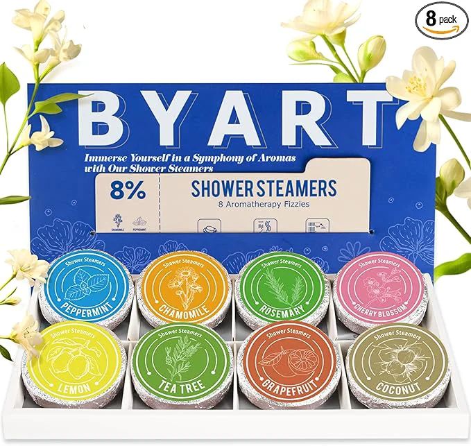 Dependable Shower Steamers Aromatherapy 8 Natural Essential Oils Women Men Spa Steamer High-Quality