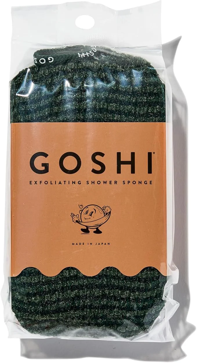 Minimalist GOSHI Exfoliating Shower Sponge High-Quality