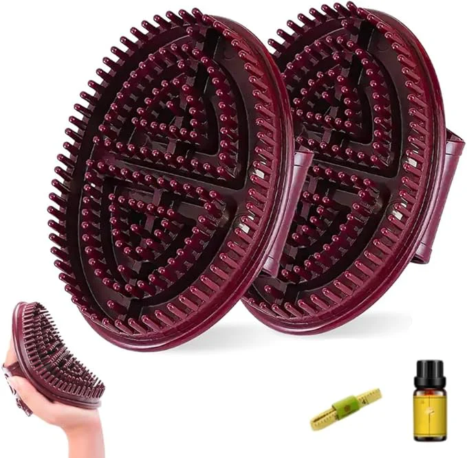 Optimized 2PCS Meridian Brush Massage Brush Beauty Salon Professional Custom Meridian High-End
