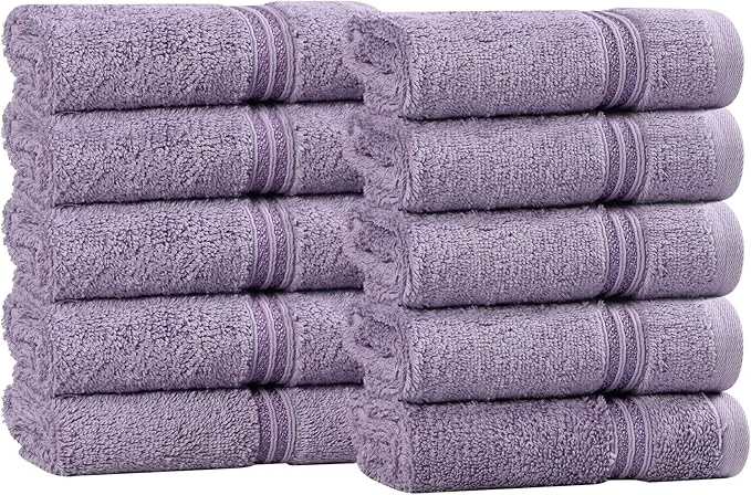 Verified Superior Egyptian Cotton 10-Piece Face Towel Set Small Towels Dependable