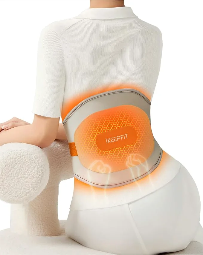 Safe IKEEPFIT Portable Heating Pad for Back Cordless Wearable Heat Belt Elegant
