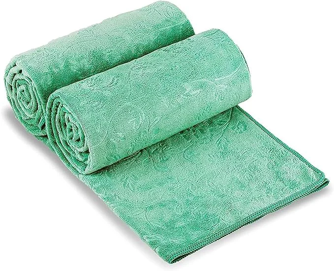 Prestigious JML Extra Large Bath Sheets 2 Pack Microfiber Absorbent Quick Dry Bath Convenient