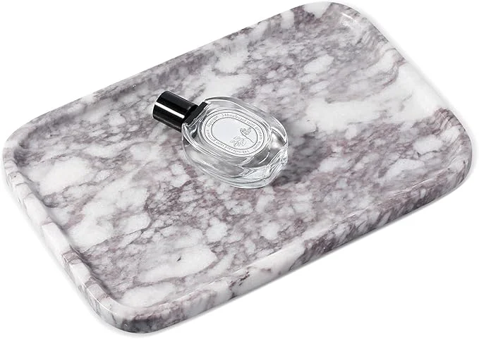 Smooth Karibiber Luxury Marble Vanity Tray Bathroom Tray Countertop Calacatta Trusted