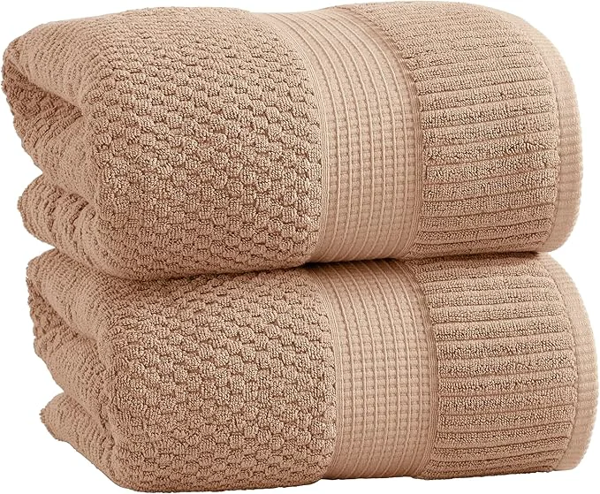 Casual NY Loft Cotton 2 Pack Bath Sheet Towel Set Extra Large Oversize Bath Innovative