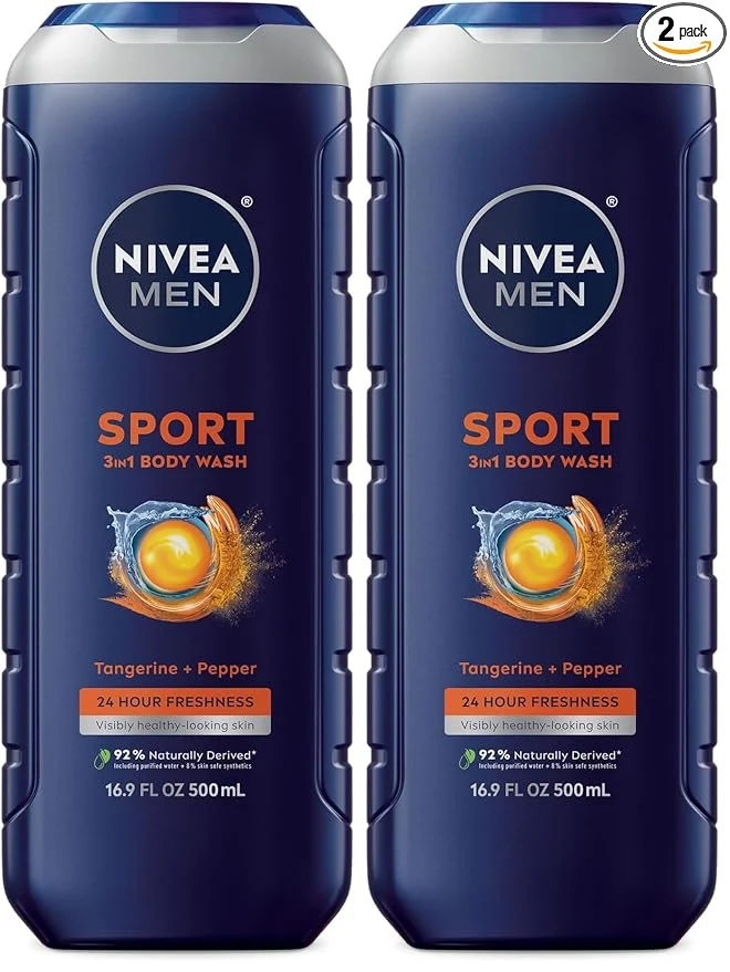 Quality Nivea Men Sport Body Wash with Revitalizing Minerals 16.9 Fl Oz Bottle Exceptional