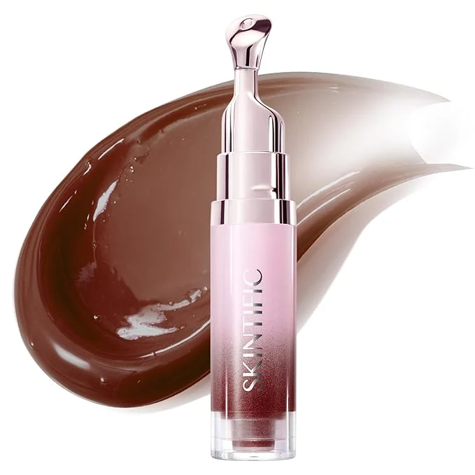First-Class SKINTIFIC Peptide Brightening Lip Serum Hydrating Plumping Tinted Lip Gloss Effective