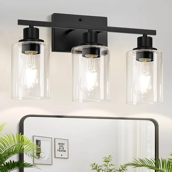 Top-Quality MOKATNG 3-Light Bathroom Light Fixtures Vanity Light Solid