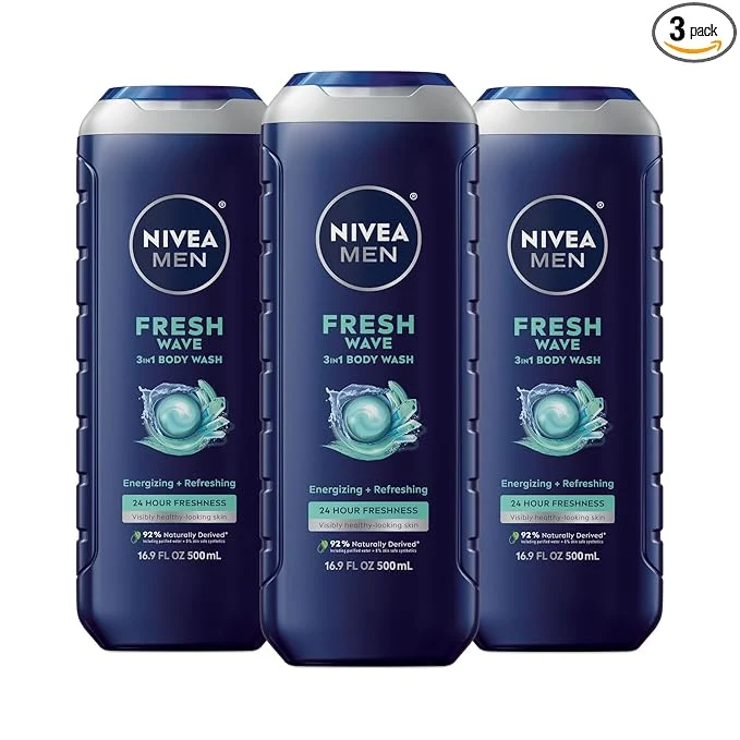 Official NIVEA MEN Fresh Wave Body Wash Safe