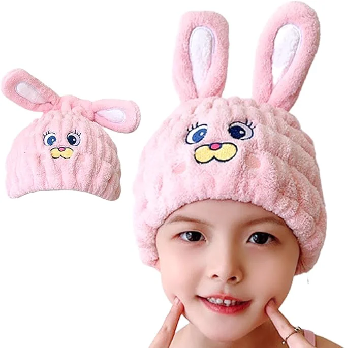 Superior Microfiber Hair Towel Wrap for Kids Absorbent Quick Girls Boys Hair Drying High-Quality