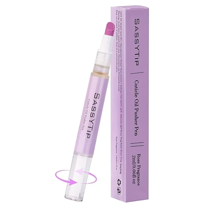 Sustainable Ceramic Cuticle Pusher Oil Pen 2ml Rose Lavender Fragrance Scented Nail Selected