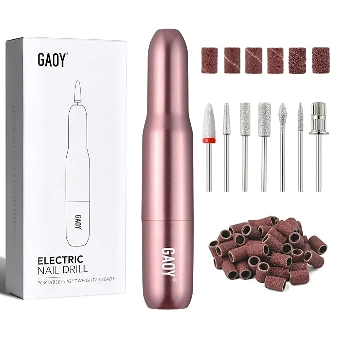 Traditional GAOY Electric Nail Drill for Acrylic and Gel USB Electric Nail File Portable Sophisticated