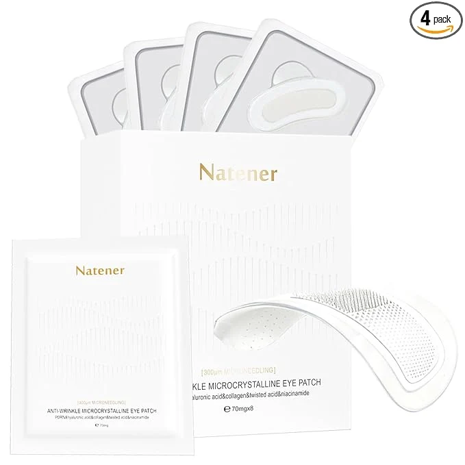 Natural 4 pairs PDRN Micro Eye Patches Under Eye Patches Innovative