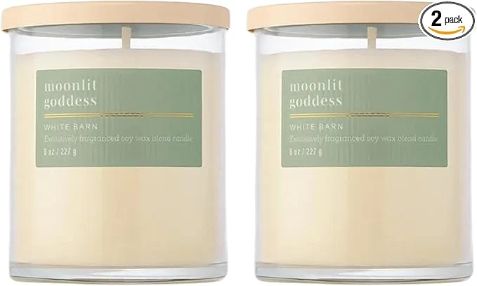 Next-Generation Bath Body Works Single Wick Candle Moonlit Goddess Candle Long-Lasting Burn Versatile