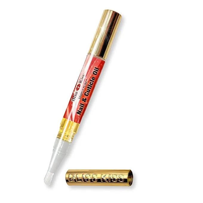 Fashionable Bliss Kiss 1 Candy Cane Fragrance Nail Oil Cuticle Pen w Vitamin E Pure