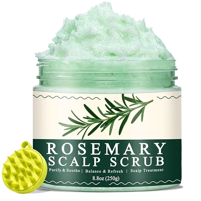 Relaxed Scalp Scrub Scalp Exfoliator Green