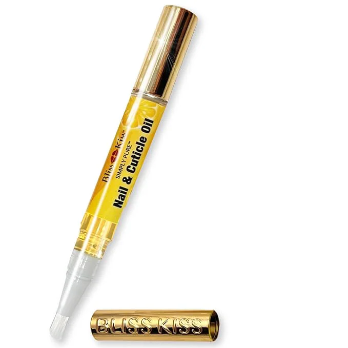 Reliable Bliss Kiss 1 Crisp Fragrance Nail Oil Cuticle Pen w Vitamin E Jojoba⏤Nail Pure