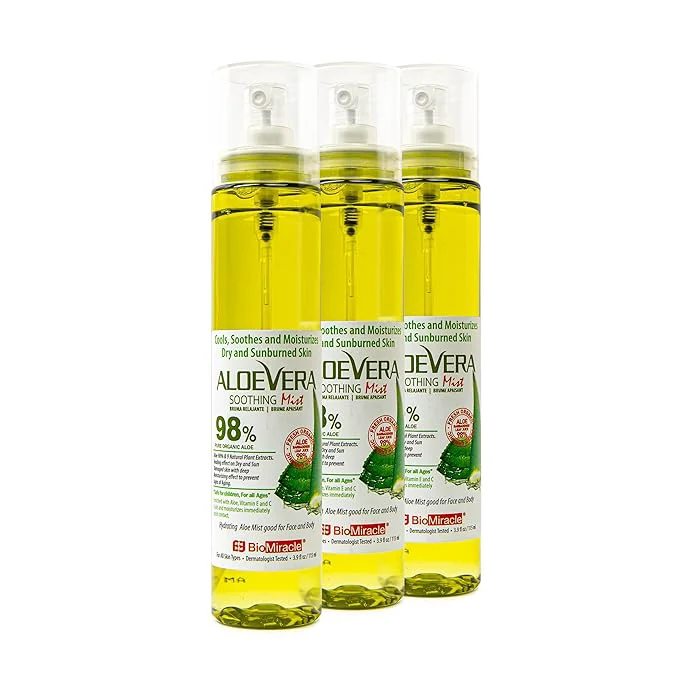 Unique Bio 98 Organic Aloe Vera Mist Authentic