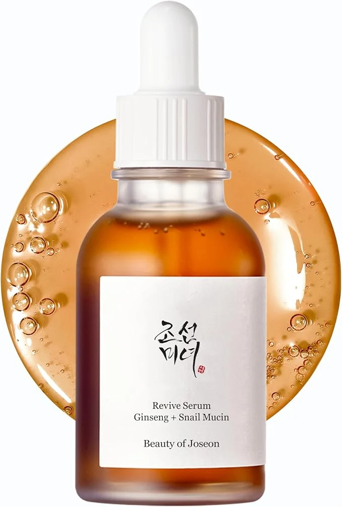 Unique Beauty of Joseon Revive Snail Mucin Ginseng Serum Hydrating Peptide Facial Detailed