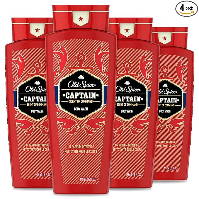 Artisan Old Spice Red Collection Captain Scent Body Wash Exceptional