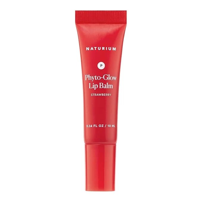 Authentic Naturium Phyto-Glow Lip Balm 0.34 oz Strawberry Reliable