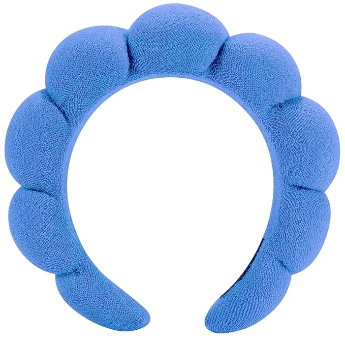 Soft Spa Terry Cloth Headbands for Facial Skincare Makeup Application Face Washing Sophisticated