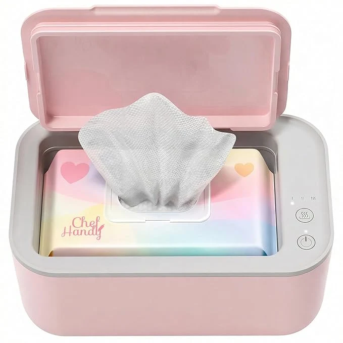 Soft Chefhandy Baby Wipe Warmer 3-Level Temperature Control Quiet Even Heating Sophisticated