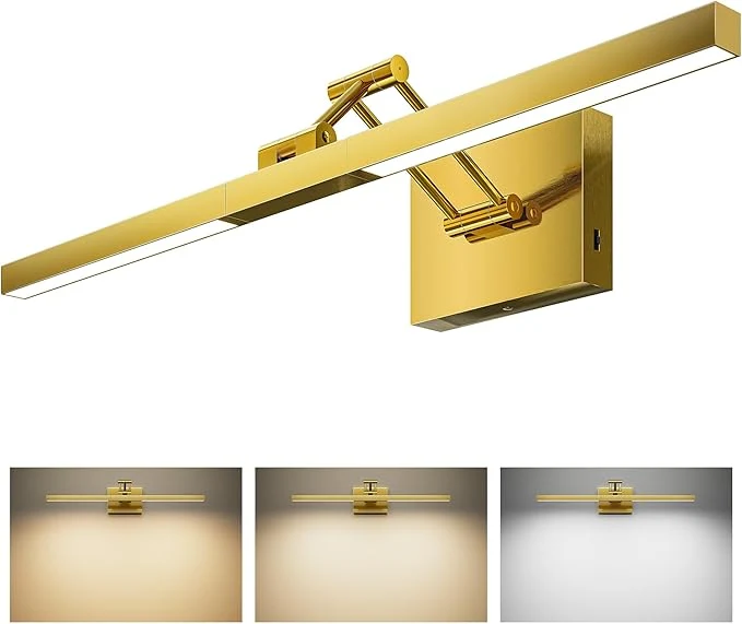 Responsible VONLUCE 24 LED Bathroom Vanity Light 3CCT Modern LED Vanity Lights Safe