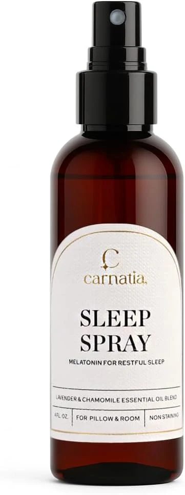 Smart Carnatia Sleep Spray with Melatonin – Lavender Chamomile Pillow Mist Optimized