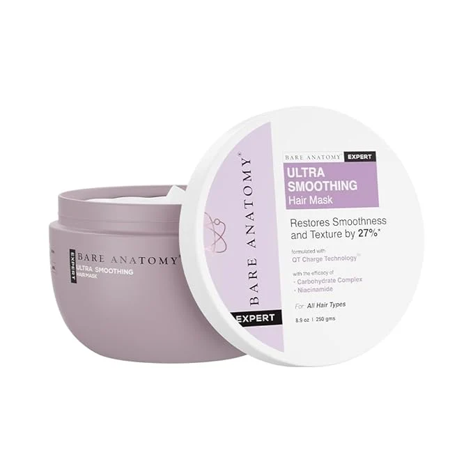 Original Bare Anatomy Ultra Smoothing Hair Mask Deep Conditioning Reusable