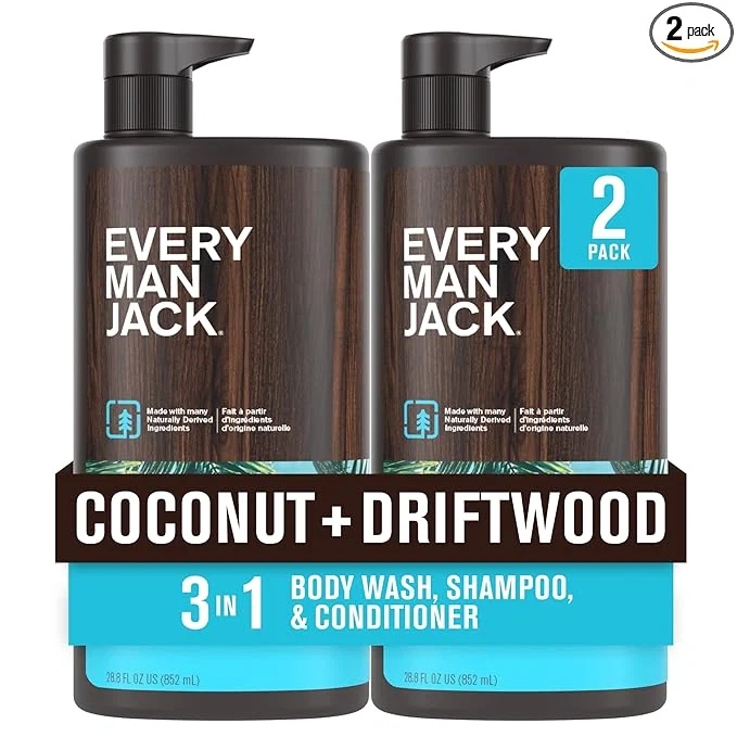 Efficient Every Man Jack Men s 3-in-1 All Over Wash Clean