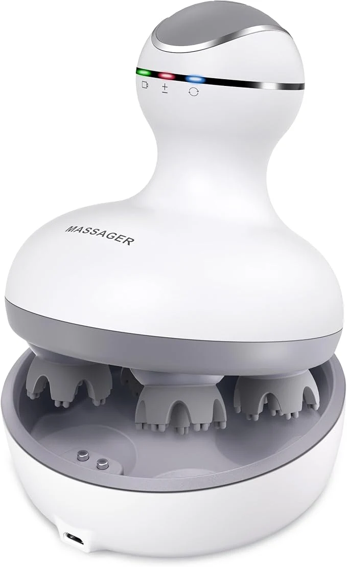 Minimalist cotsoco Electric Cordless Head Scalp Massager First-Class