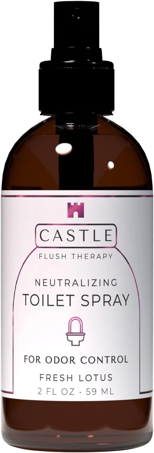 Eco-Friendly Castle Flush Therapy Neutralizing Toilet Spray Odor Control Mist Over the Responsible