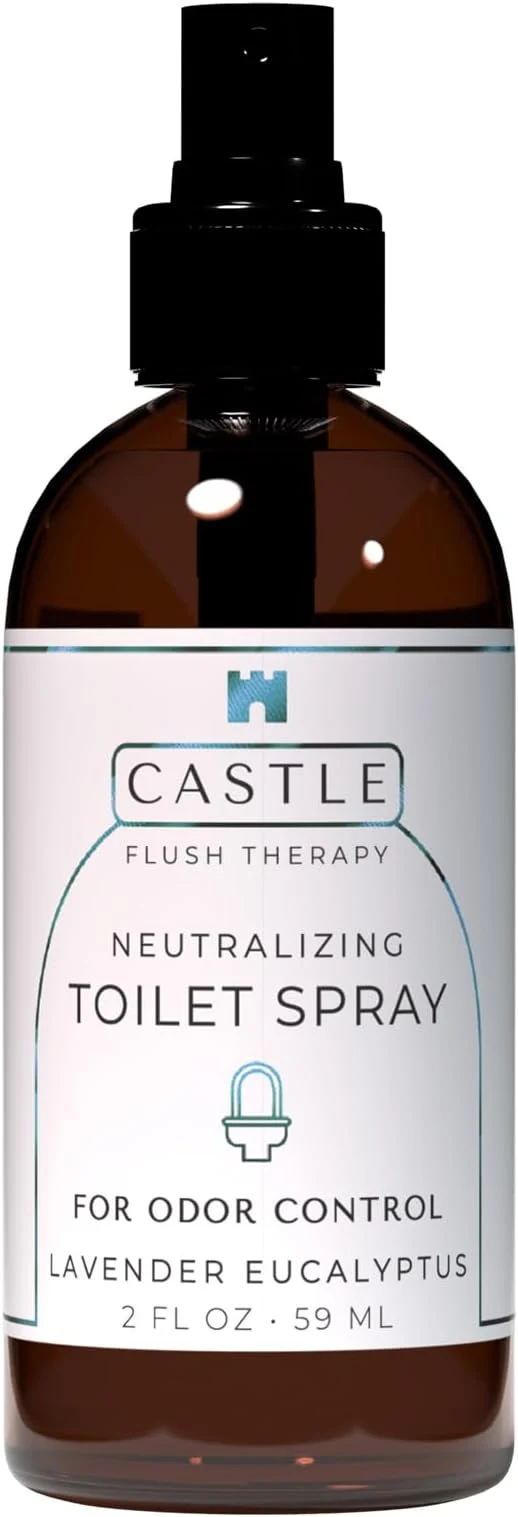 Traditional Castle Flush Therapy Neutralizing Toilet Spray Odor Control Mist Over the Outstanding