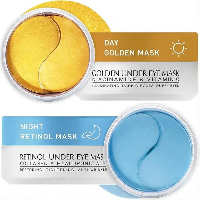 Natural Under Eye Patches Kit 120 Pcs Retinol Golden Gel Eye Mask Carefully Designed