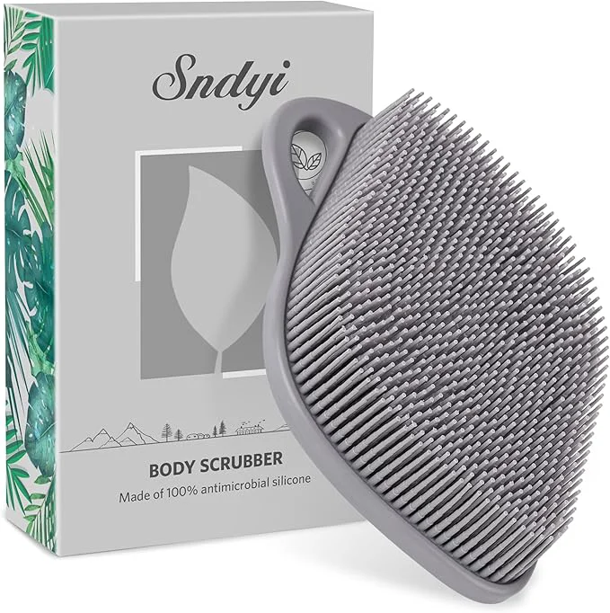 Environmentally Friendly Sndyi Silicone Body Scrubber Gentle Exfoliating Body Scrubber Soft