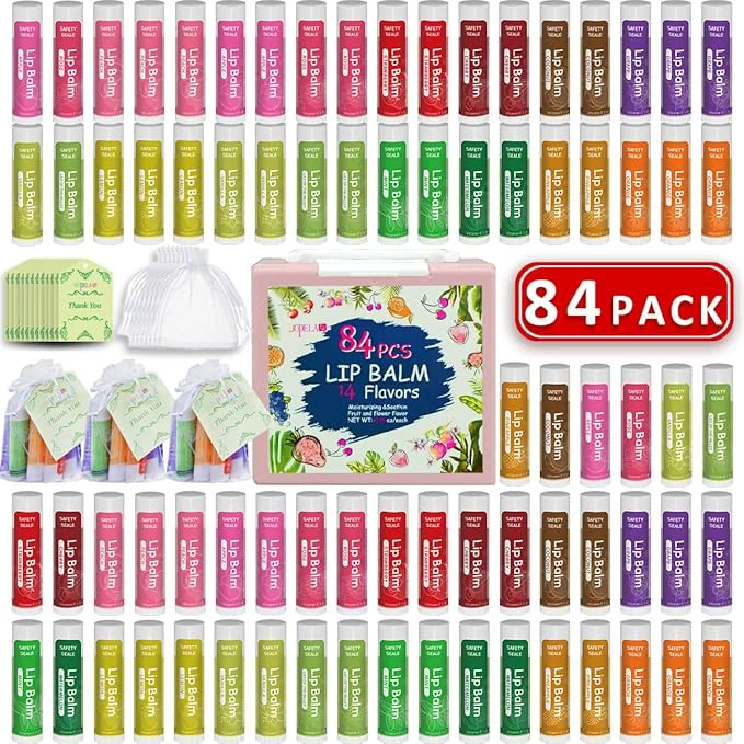 Minimalist 84 Pack Natural Lip Balm Bulk High-Performance