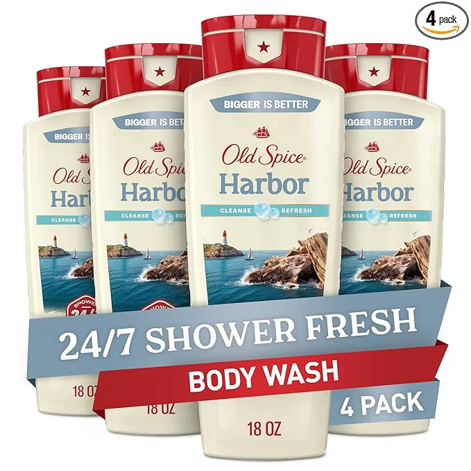 Contemporary Old Spice Cleansing Body Wash for Men 24 7 Shower Fresh Sustainable