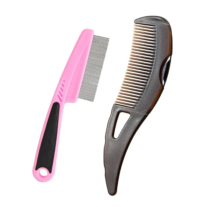 Original Dandruff Comb Wide Tooth Stainless Steel Fine Tooth Lice Psoriasis Scalp Detox Unique